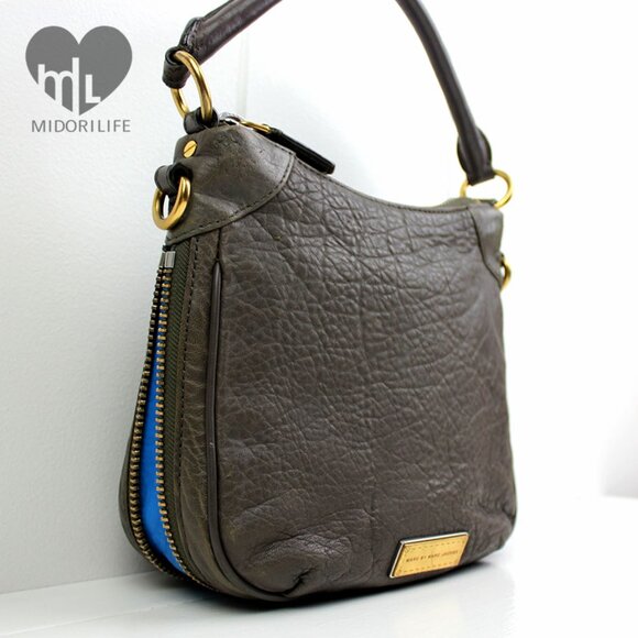 MARC BY MARC JACOBS Washed Up Billy Mini Leather Hobo - Picture 3 of 16